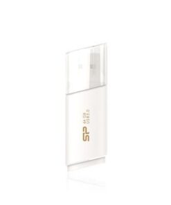 Silicon Power SP064GBUF3B06V1W Blaze U06 64GB, 64 GB, USB Type-A, 3.2 Gen 1, Cap, 9 g, White