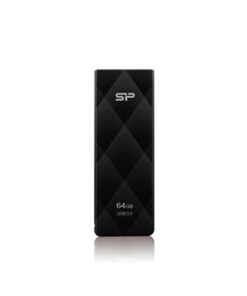 Silicon Power SP064GBUF3B20V1K Blaze B20, 64 GB, USB Type-A, 3.2 Gen 1, Capless, Black