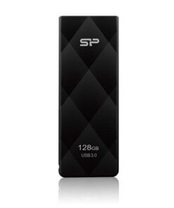 Silicon Power SP128GBUF3B20V1K Blaze B20, 128 GB, USB Type-A, 2.0, Capless, Black