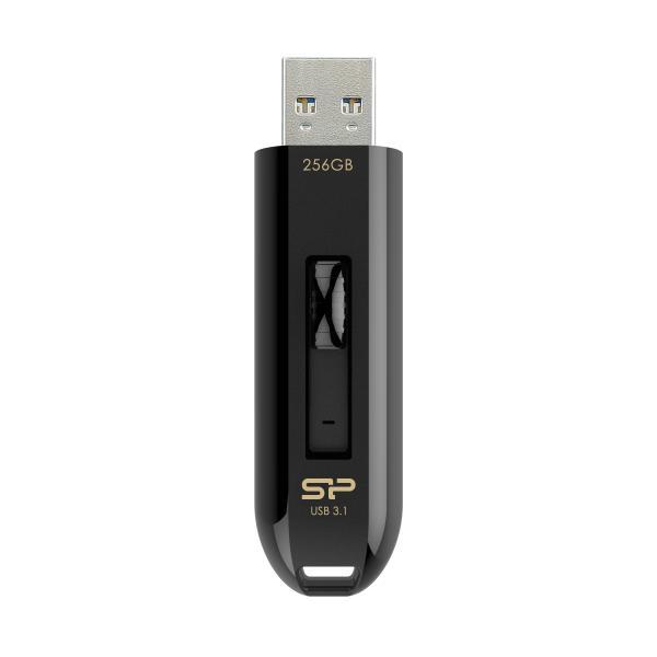 Silicon Power SP032GBUF3B21V1K Blaze B21, 32 GB, USB Type-A, 3.2 Gen 1, Slide, 8.93 g, Black - Afbeelding 2