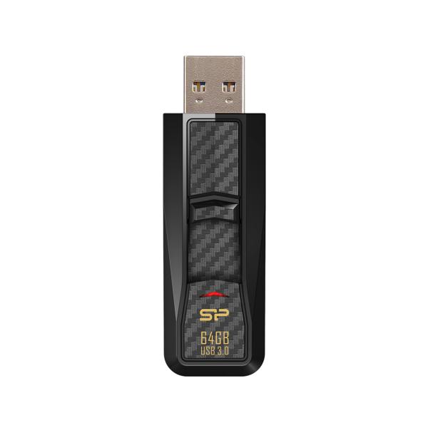 Silicon Power SP256GBUF3B50V1K Blaze B50, 256 GB, USB Type-A, 3.2 Gen 1 (3.1 Gen 1) Sleeve, Black - Afbeelding 2
