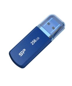 Silicon Power SP128GBUF3202V1B Helios 202, 128 GB, USB Type-A, 3.2 Gen 1 (3.1 Gen 1) Cap, Blue