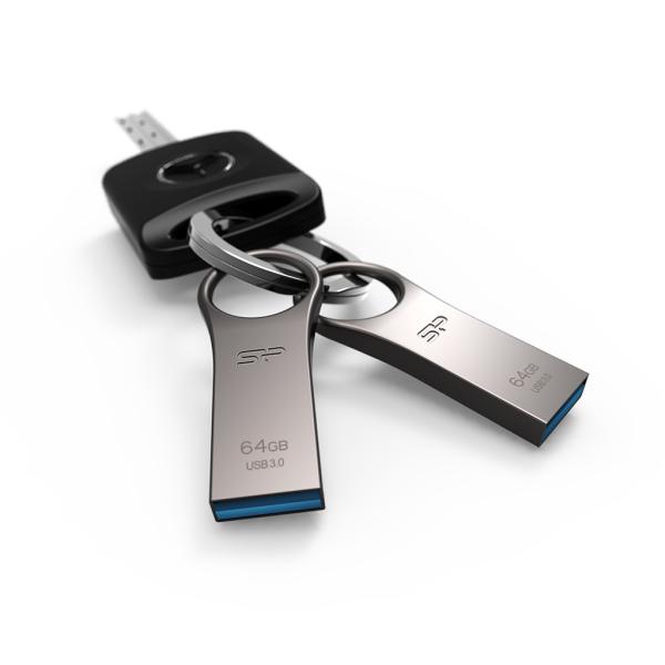 Silicon Power SP064GBUF3J80V1T Jewel J80, 64GB, USB Type-A, 3.2 Gen 1 (3.1 Gen 1) Capless, Titanium - Afbeelding 3