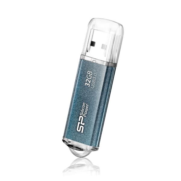Silicon Power SP032GBUF3M01V1B Marvel M01, 32 GB, USB Type-A, 3.2 Gen 1 (3.1 Gen 1) Cap, Blue