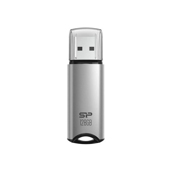 Silicon Power SP128GBUF3M02V1S Marvel M02, 128 GB, USB Type-A, 3.2 Gen 1 (3.1 Gen 1) Cap, Silver