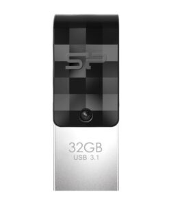 Silicon Power SP032GBUC3C31V1K Mobile C31, 32 GB, USB Type-A / USB Type-C, 3.2 Gen 1, Swivel, Black