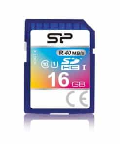 Silicon Power SP016GBSDH010V10 SDHC, 16 GB, Class 10, 40/ 10MB/s, Blue
