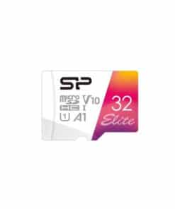 Silicon Power SP032GBSTHBV1V20SP Elite, 32 GB, MicroSDHC, Class 10, UHS-I, 100 MB/s, Class 1 (U1)