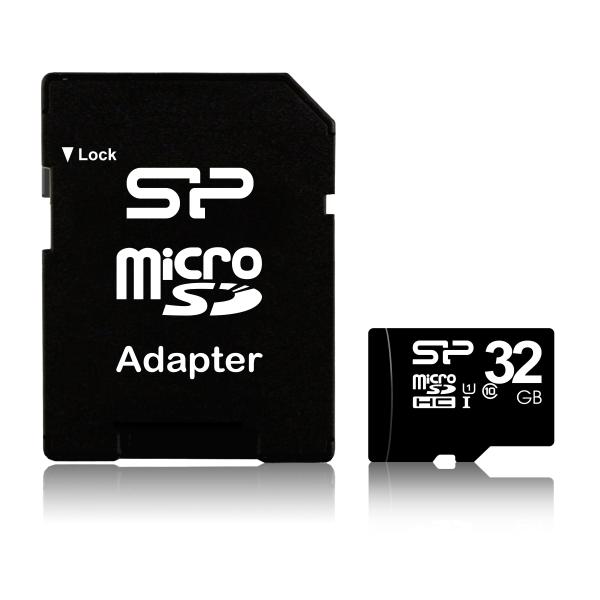 Silicon Power SP032GBSTH010V10SP, 32 GB, MicroSDHC, Class 10, UHS-I, 40 MB/s, Class 1 (U1) - Afbeelding 2