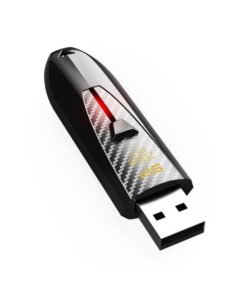 Silicon Power SP256GBUF3B25V1K Blaze B25, 256 GB, USB Type-A, 3.2 Gen 1, Slide, 8.2 g, Black