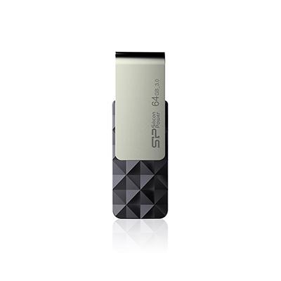 Silicon Power SP008GBUF3B30V1K Blaze B30, 8 GB, USB Type-A, 3.2 Gen 1, Swivel, Silver - Afbeelding 3
