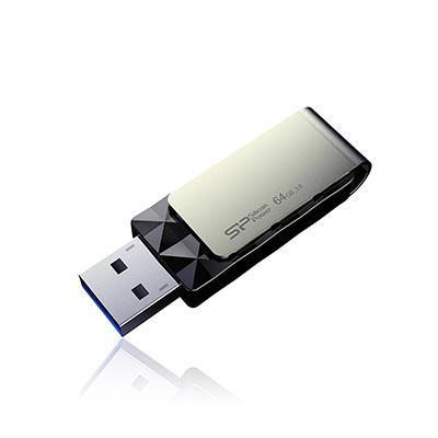 Silicon Power SP008GBUF3B30V1K Blaze B30, 8 GB, USB Type-A, 3.2 Gen 1, Swivel, Silver - Afbeelding 4