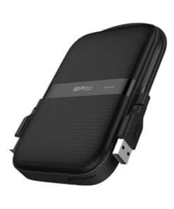 Silicon Power SP020TBPHDA60S3A Armor A60 portable HDD, 2 GB, 2.5", USB 3.2 Gen 1, Shockproof, Black - Afbeelding 2