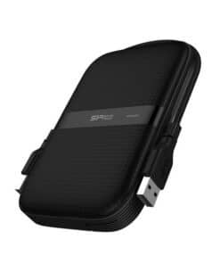 Silicon Power SP040TBPHDA60S3A Armor A60 portable HDD, 4 GB, 2.5", USB 3.2 Gen 1, Shockproof, Black - Afbeelding 2