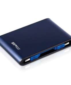Silicon Power SP020TBPHDA80S3B Armor A80 portable HDD, 2 TB, 2.5", USB 3.2 Gen 1, Blue