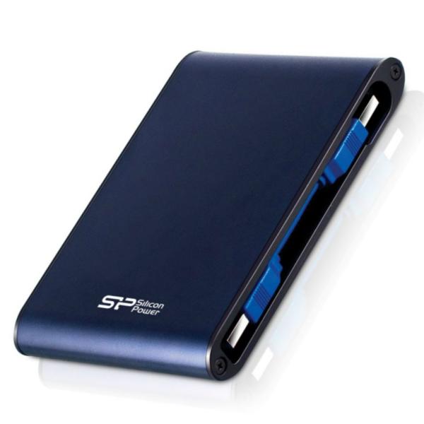 Silicon Power SP020TBPHDA80S3B Armor A80 portable HDD, 2 TB, 2.5", USB 3.2 Gen 1, Blue - Afbeelding 2