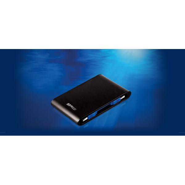 Silicon Power SP010TBPHDA80S3K Armor A80 portable HDD, 1 TB, 2.5", USB 3.2 Gen 1, Black - Afbeelding 3