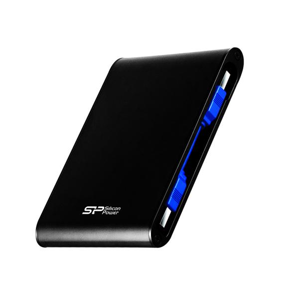 Silicon Power SP020TBPHDA80S3K Armor A80 portable HDD, 2 TB, 2.5", USB 3.2 Gen 1, Black - Afbeelding 2
