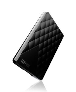 Silicon Power SP010TBPHDD06S3K Diamond D06 portable HDD, 1 TB, 2.5", USB 3.2 Gen 1, Black
