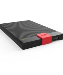 Silicon Power SP010TBPHDD3SS3K Diamond D30 portable HDD, 1 TB, 2.5", USB 3.2 Gen 1, Black, Red