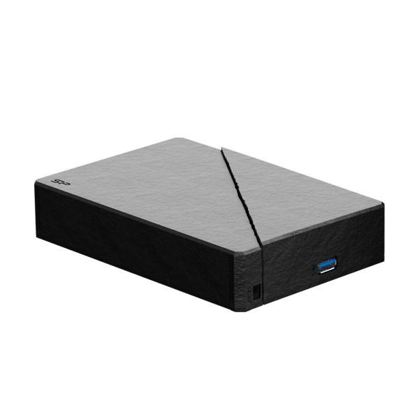 Silicon Power SP080TBEHDS07C3K Stream S07 portable HDD, 8 TB, 3.5", USB 3.2 gen 1, adapter EU, Led - Afbeelding 3