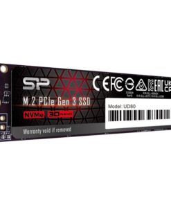 Silicon Power SP250GBP34UD8005 UD80 SSD, 250 GB, M.2, PCie Gen 3x4, 3400 MB/s, SLC Cache