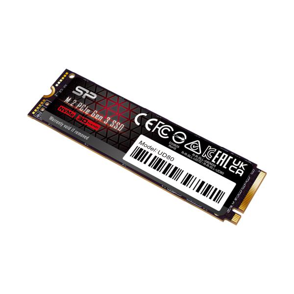 Silicon Power SP500GBP34UD8005 UD80 SSD, 500 GB, M.2, PCie Gen 3x4, 3400 MB/s, 3d NAND, SLC Cache - Afbeelding 4