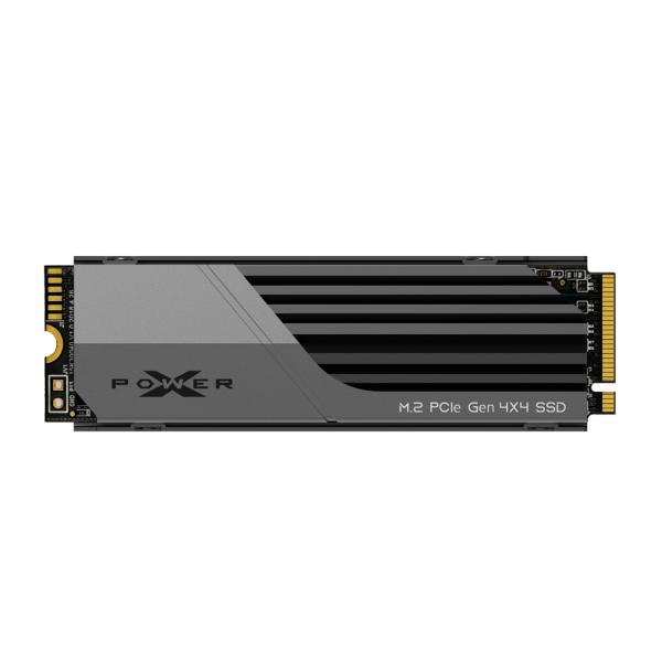 Silicon Power SP02KGBP44XS7005 XS70 SSD, 2 TB, M.2, PCIe Gen 4x4, 3D NAND, DRAM cache
