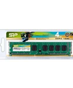 Silicon Power SP004GBLTU160N02, U-DIMM, 4 GB, DDR3, 1600 MHz, CL11, 512x8x8, Green - Afbeelding 2