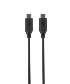 Silicon Power SP1M0ASYLK15CC1K LK15CC, 1 m, USB Type-C => USB Type-C, 480 Mbit/s, Black