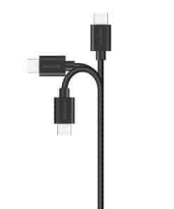 Silicon Power SP1M0ASYLK10AB1K LK10AB, 1 m, USB A, Micro-USB B, USB 2.0, 480 Mbit/s, Black - Afbeelding 2