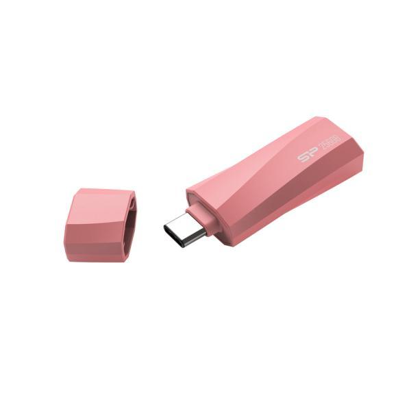 Silicon Power SP032GBUC3C07V1P Mobile C07 pendrive, USB 3.2 gen 1/ type-C, 32 GB, Pink - Afbeelding 2