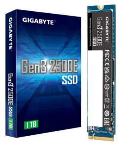 GIGABYTE Gen3 2500E SSD 1TB M.2 PCI Express 3.0 NVMe 3D NAND