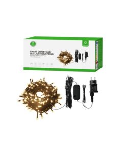 WOOX R5168 Slimme Kerstverlichting Wi-Fi 20 meter, 200leds, 230 lumen, warm-wit met dim en geluid - Afbeelding 2