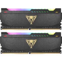 Patriot PVSR416G360C8K V4S Viper Steel RGB DIMM Kit, 16GB, DDR4, 3600MHz, CL18, BLACK HS