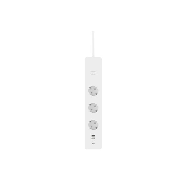 WOOX R6132 Smart Powerstrip EU, Schucko, 3680W, 16A, EEE 802.11b/g/n WiFi & Bluetooth 4.2 - Afbeelding 2