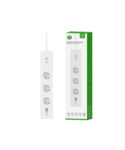 WOOX R6132 Smart Powerstrip EU, Schucko, 3680W, 16A, EEE 802.11b/g/n WiFi & Bluetooth 4.2 - Afbeelding 4