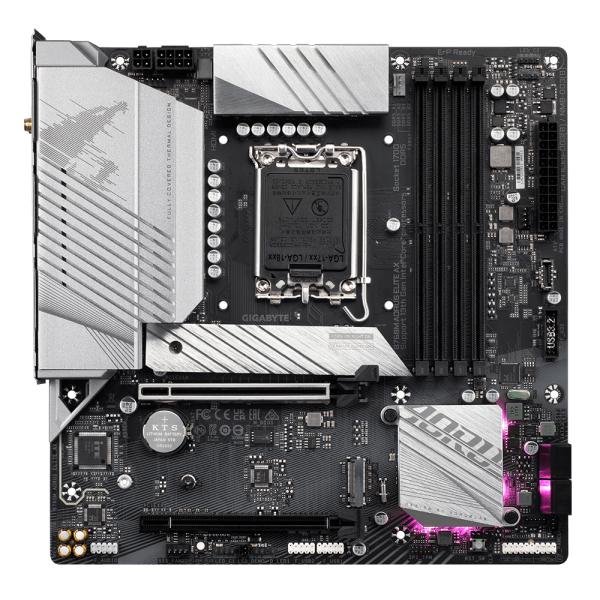 GIGABYTE B760M AORUS ELITE AX moederbord Intel B760 Express LGA 1700 micro ATX - Afbeelding 3