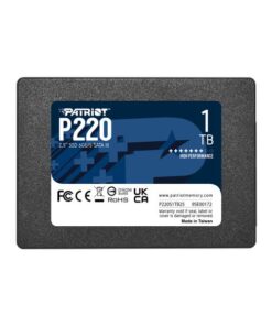 Patriot P220S1TB25 P220 SSD, 1TB, 2.5", SATA3, 6 Gbps