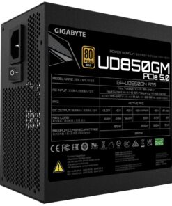 GIGABYTE GP-UD850GM PG5 power supply unit 850 W 20+4 pin ATX ATX Zwart - Afbeelding 6