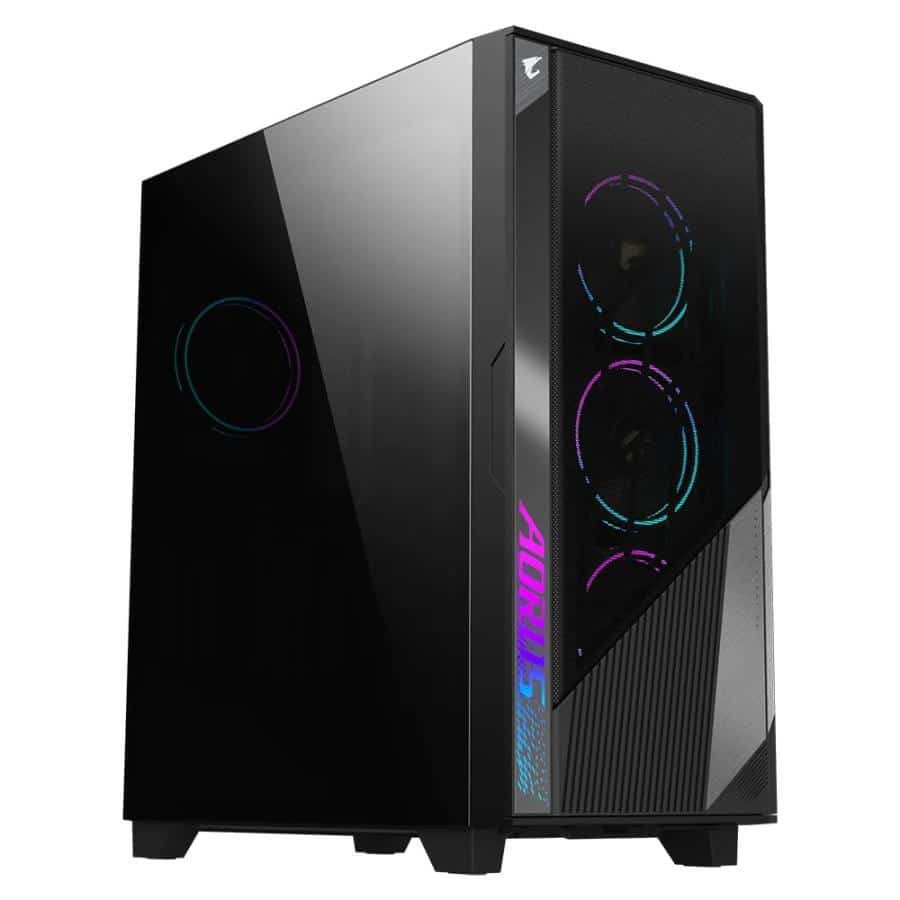 GIGABYTE GB-AC500G ST computerbehuizing Midi Tower Zwart - Afbeelding 2