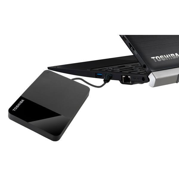 Toshiba HDTB520EK3AA Canvio Basics Portable External HDD, 2TB, USB3.1 Gen1 5Gbit/s, Black - Afbeelding 4