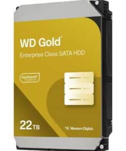 Western Digital WD221KRYZ Gold, 22TB, HDD, 3.5", SATA 6Gbps, 7200RPM, 512 MB