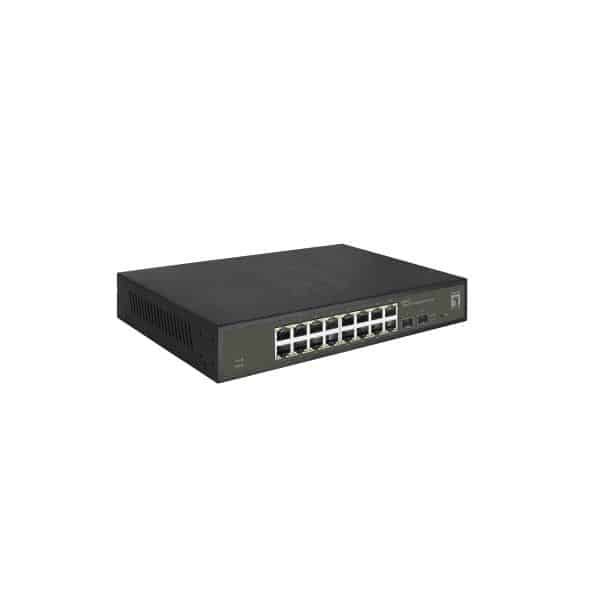 LevelOne GES-2118 netwerk-switch Managed L2 Gigabit Ethernet (10/100/1000) Zwart - Afbeelding 5