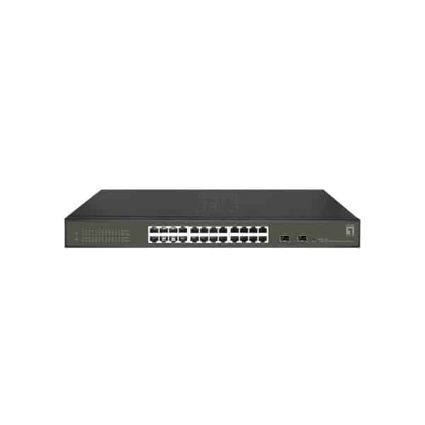 LevelOne GES-2126 netwerk-switch Managed L2 Gigabit Ethernet (10/100/1000) Zwart - Afbeelding 2