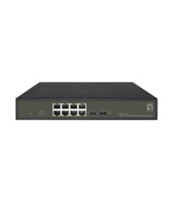LevelOne GES-2110P netwerk-switch Managed L2 Gigabit Ethernet (10/100/1000) Power over Ethernet (PoE) Zwart