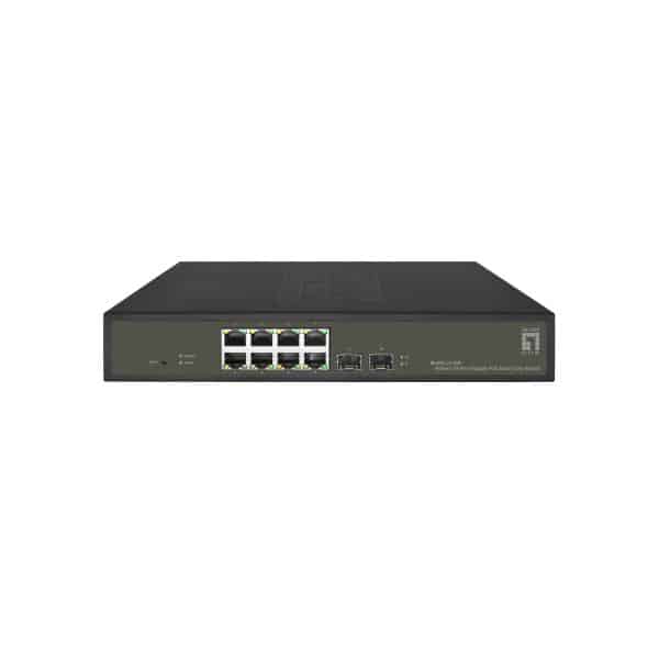 LevelOne GES-2110P netwerk-switch Managed L2 Gigabit Ethernet (10/100/1000) Power over Ethernet (PoE) Zwart