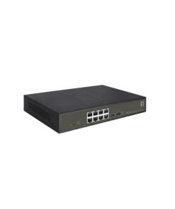LevelOne GES-2110P netwerk-switch Managed L2 Gigabit Ethernet (10/100/1000) Power over Ethernet (PoE) Zwart - Afbeelding 4