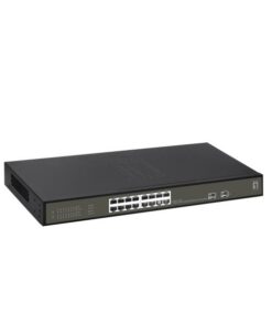 LevelOne GES-2118P netwerk-switch Managed L2 Gigabit Ethernet (10/100/1000) Power over Ethernet (PoE) Zwart - Afbeelding 5