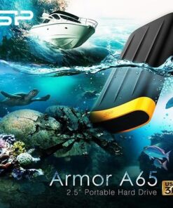 Silicon Power SP020TBPHD65BS3G Armor A65 BLACK Portable HDD, 2 TB, USB 3.2 Gen 1, Certificate - Afbeelding 2